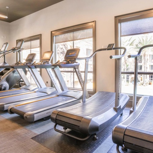 Take advantage of all Main Street Village has to offer a room with exercise equipment