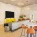 a room with tables and chairs