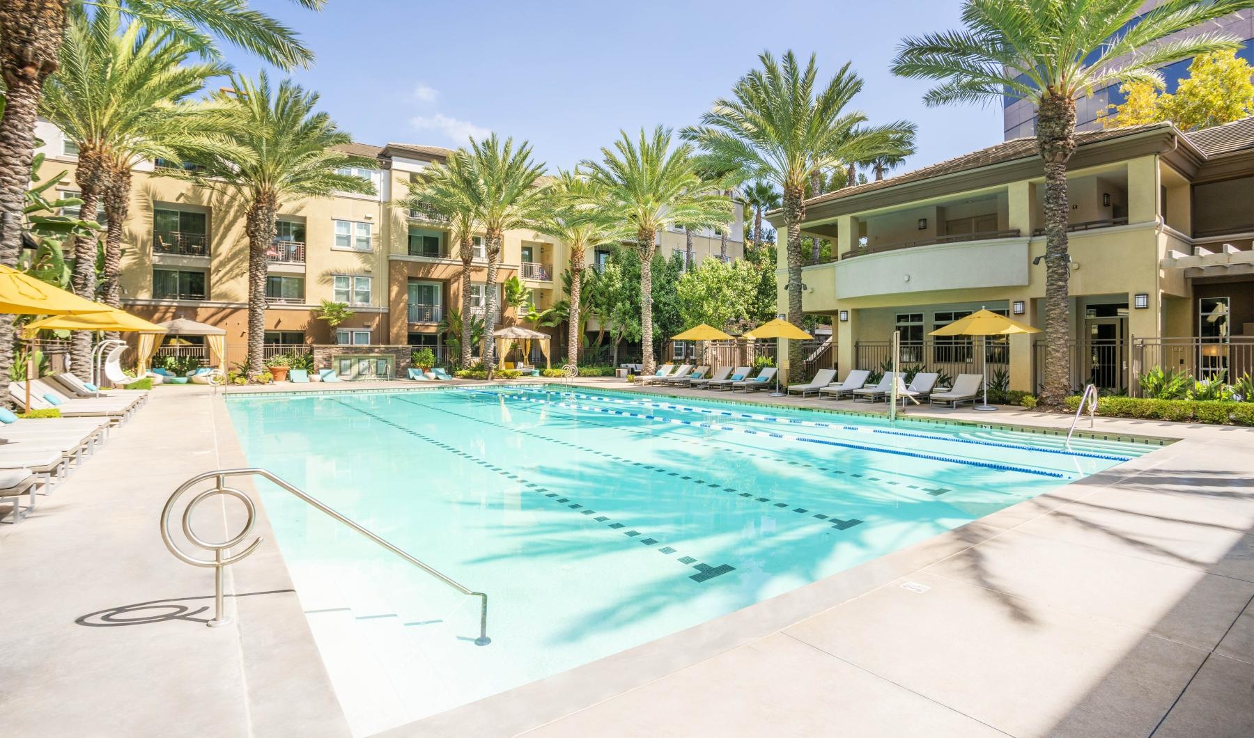 Find your perfect fit at Main Street Village a swimming pool in a resort